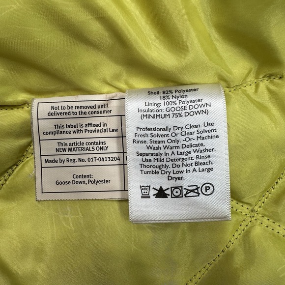 Eddie Bauer 1936 Skyliner Model Womens XS EB550 Goose Down Quilted Puffer Jacket - Picture 12 of 16